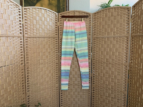 1980s Sunset Pyjama Leggings . Casa Lee .- small … - image 1