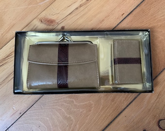 1980s Perfect Deadstock Vintage Wallet Gift Set