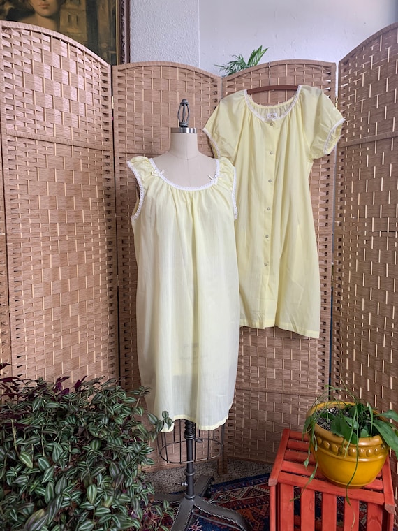 1950's Sunshine Pyjama Set . Katz . - medium