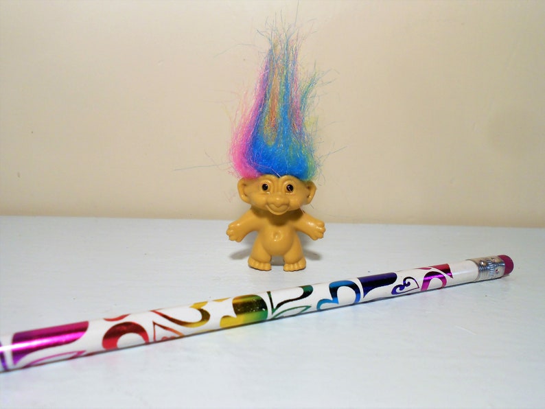 troll doll pencil toppers