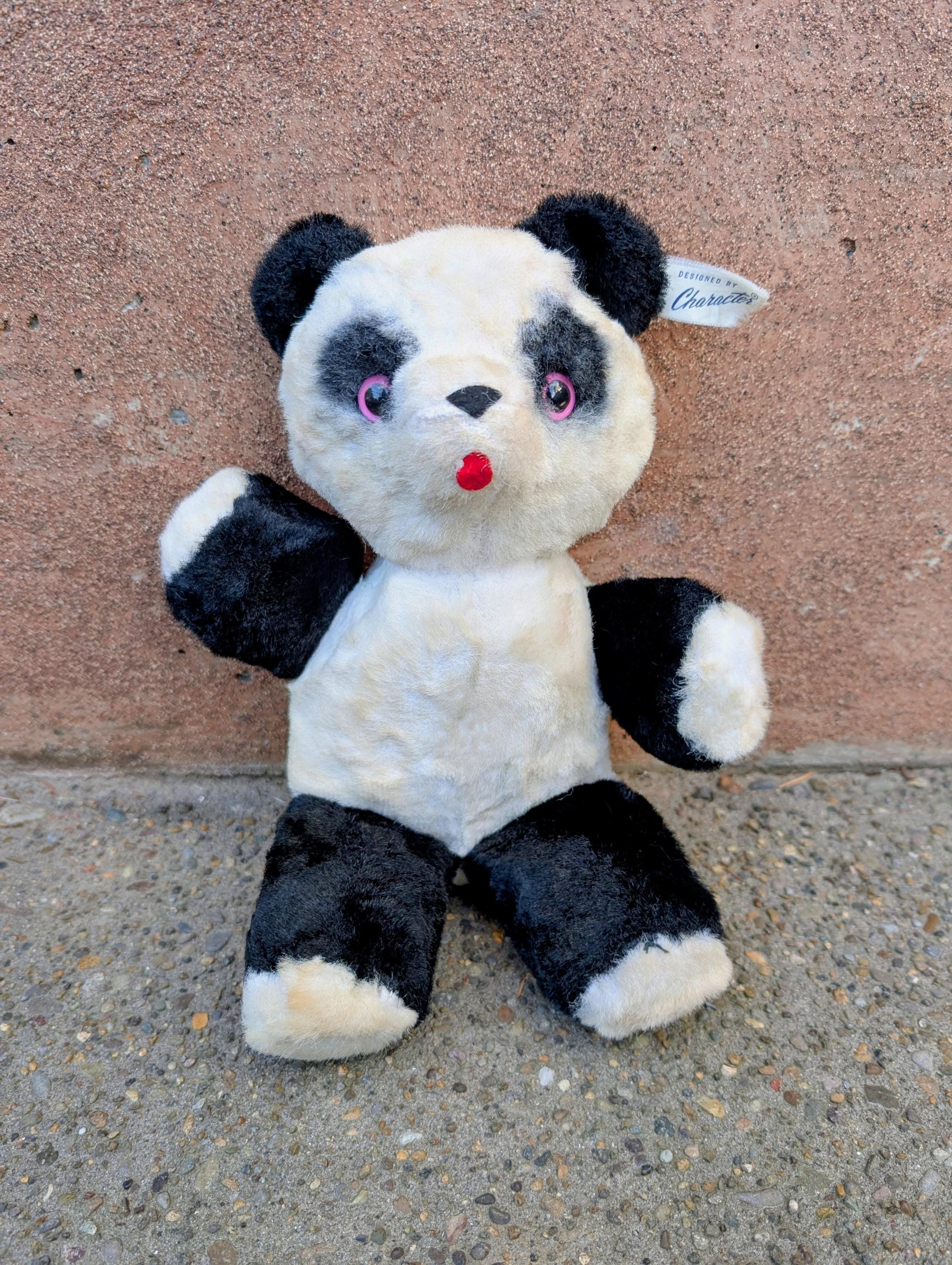 1960s plush panda - Etsy 日本