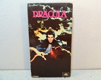 Vintage Dracula 1979 Version VHS Horror Film Kult Classic Vampir Frank Langella Universal Monster Flick Horror Genre 1990
