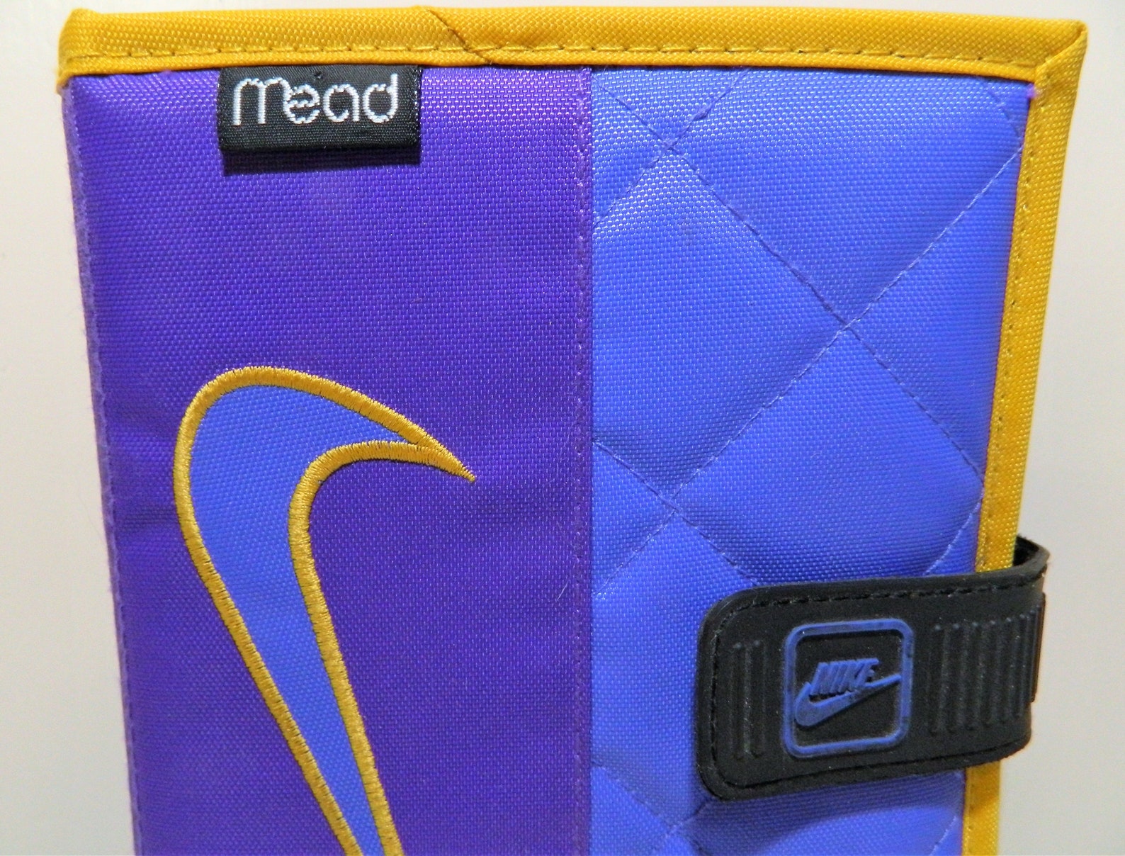 Vintage 1994 Nike Mead Nylon Velcro Binder Student Day Planner Etsy