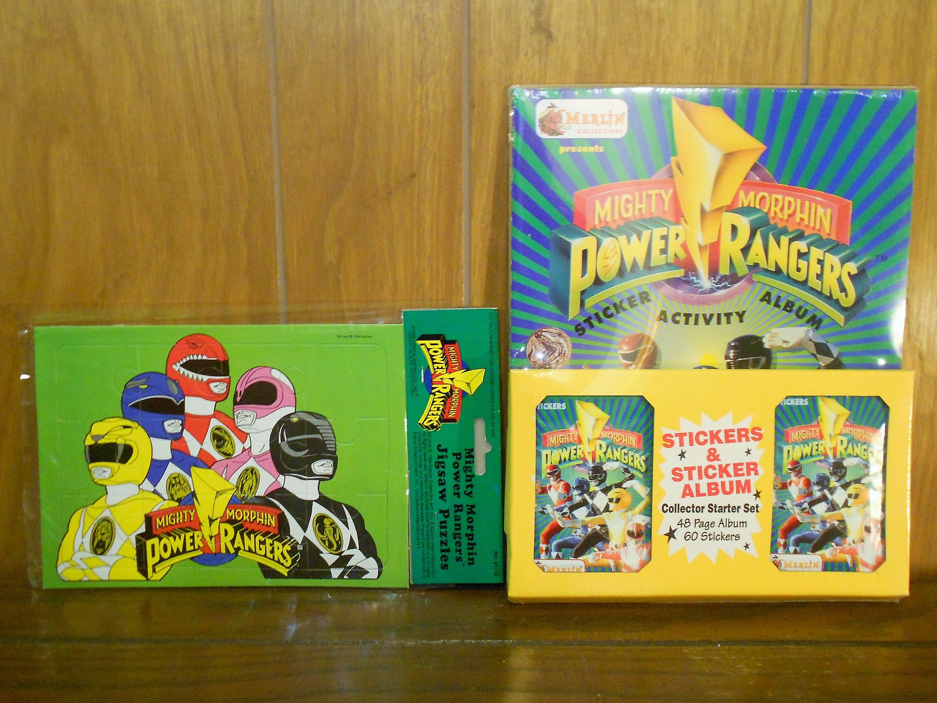 Old Vintage Mighty Morphan Power Ranger Stickers 50 Pack