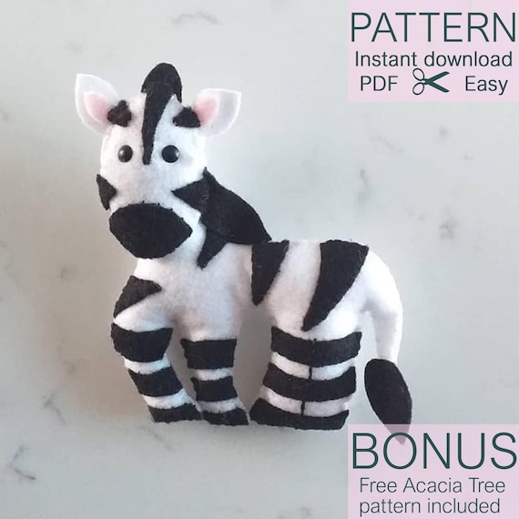 Small Zebra Pattern Zebra Sewing Pattern Free