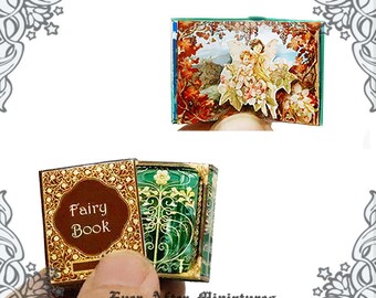 miniature pop up book dollhouse