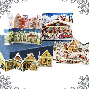 Christmas Miniature ADVENT CALENDAR – 1:12 Dollhouse Christmas Printable Advent Calendar Santa ...