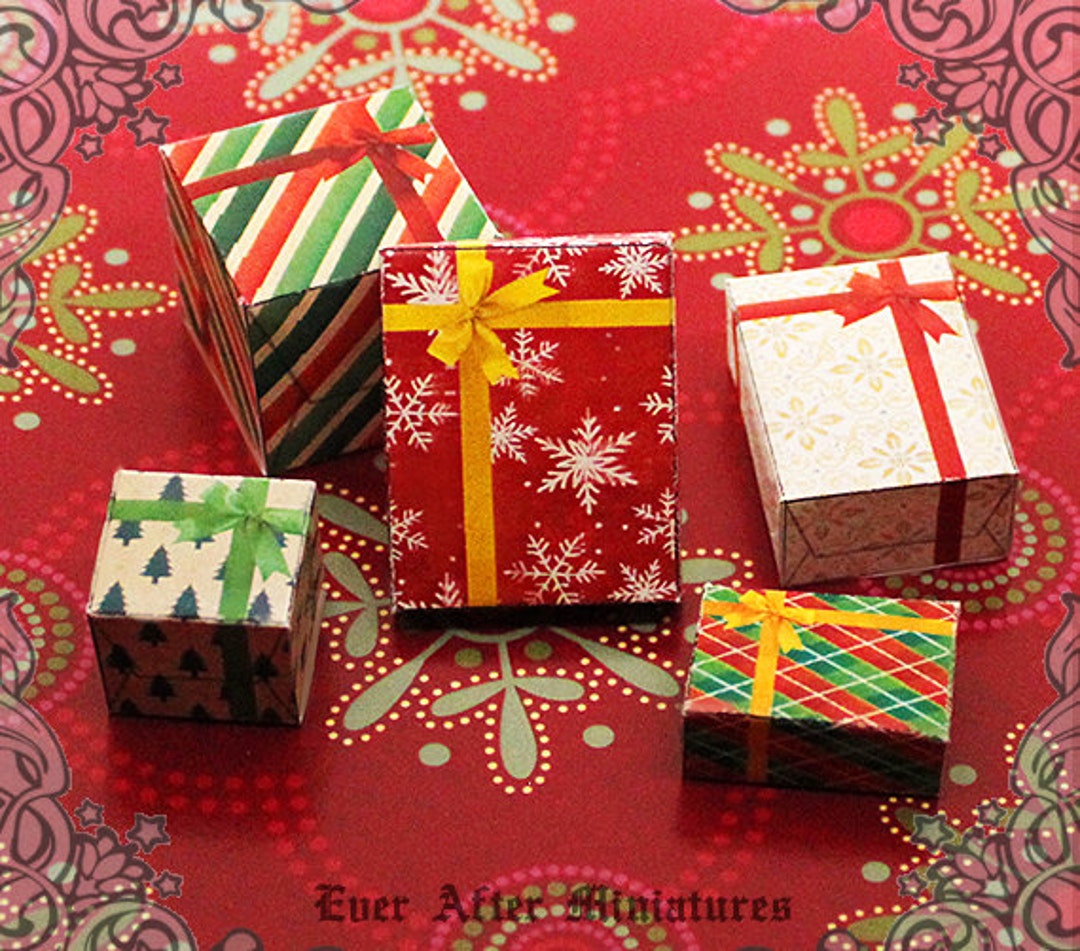 5-classic-miniature-christmas-gift-box-set1-12-dollhouse-miniature-christmas-gift-box-miniature-gift-mini-christmas-gift-printable-download-etsy
