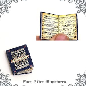 Beethoven Notenblatt Puppenhaus Miniaturbuch - 12.Skala zu öffnen BE zartehehe klassische Musik Notenbuch Miniaturbuch zum ausdrucken und drucken