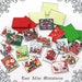 Christmas Miniature ADVENT CALENDAR Set 1:12 Printable Santa Claus Christmas Tree Christmas ...
