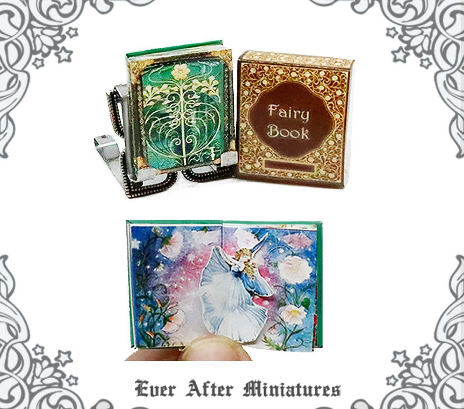 1:12 Fairy POP UP Miniature Book diy Printable Dollhouse | Etsy