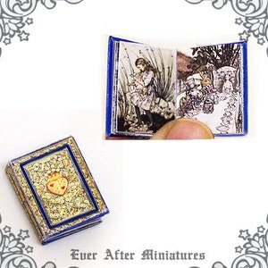 Alice Miniature Book for Dollhouse – DELUXE 1:12 Alice Miniature Book - Printable Alice Dollhouse Book DOWNLOAD