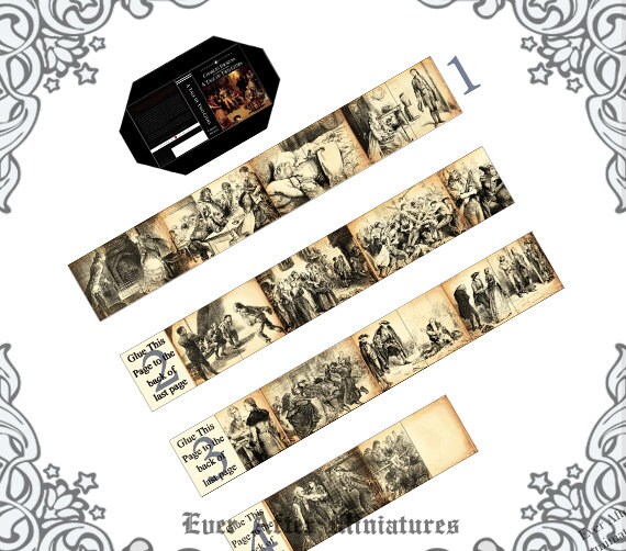 1:12 SCALE MINIATURE BOOK A TALE OF TWO CITIES CHARLES DICKENS