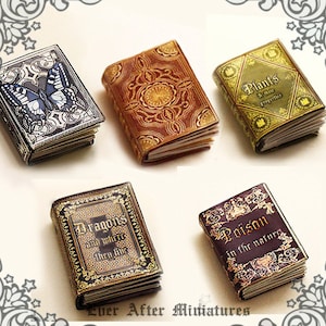 5 ENCYCLOPEDIA Dollhouse Miniature Book Set –Collection of 5 OPENABLE Encyclopedia Miniature Books - 12th scale Dollhouse Printable DOWNLOAD