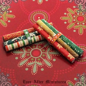 Carta da regalo di Natale in miniatura – Carta da regalo di Natale in miniatura per casa delle bambole 1:12 Carta da regalo Carta da regalo di Natale Stampabile SCARICA