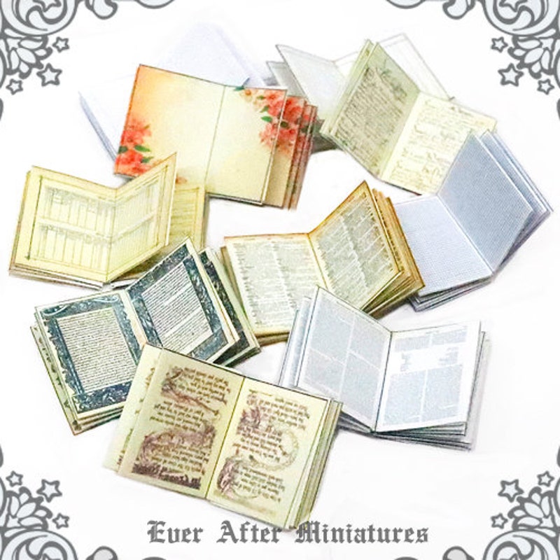 Miniature Book - Etsy