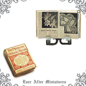 HÄKELN Miniaturbuch - 1:12 Puppenhaus Miniatur Häkelanleitung Puppenhaus Handarbeitsbuch Häkelbuch Nadel Handarbeitsbuch Printable DOWNLOAD