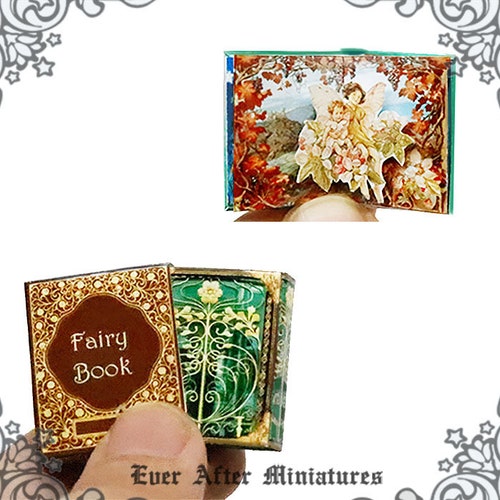 Butterfly POP-UP Miniature Book 1:12 Dollhouse Miniature 3D - Etsy