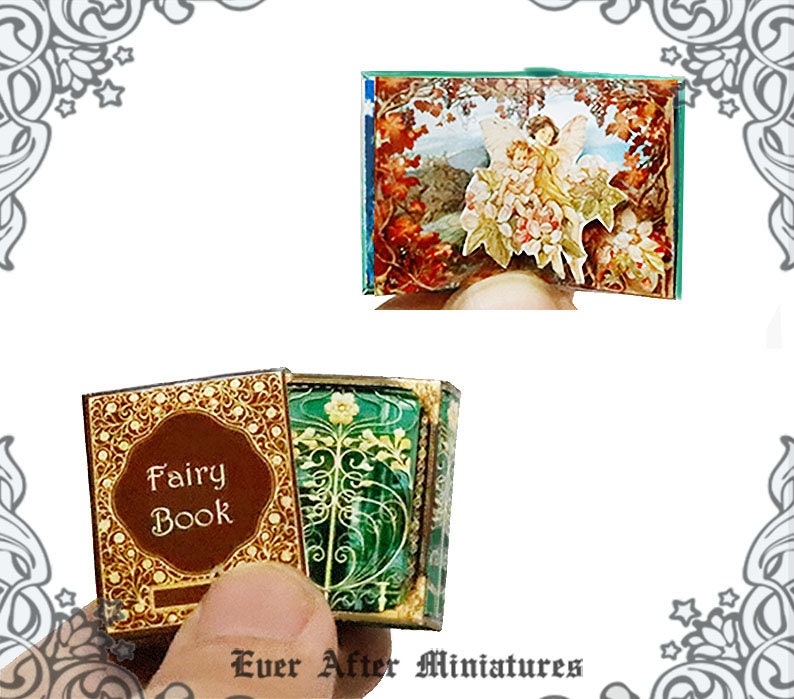 1:12 Fairy POP UP Miniature Book Diy Printable Dollhouse | Etsy