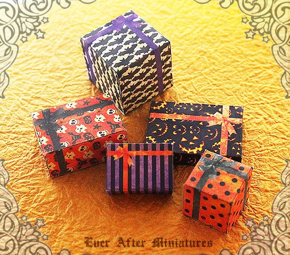 Halloween Witch Kraft Present Gift Wrap Wrapping Paper