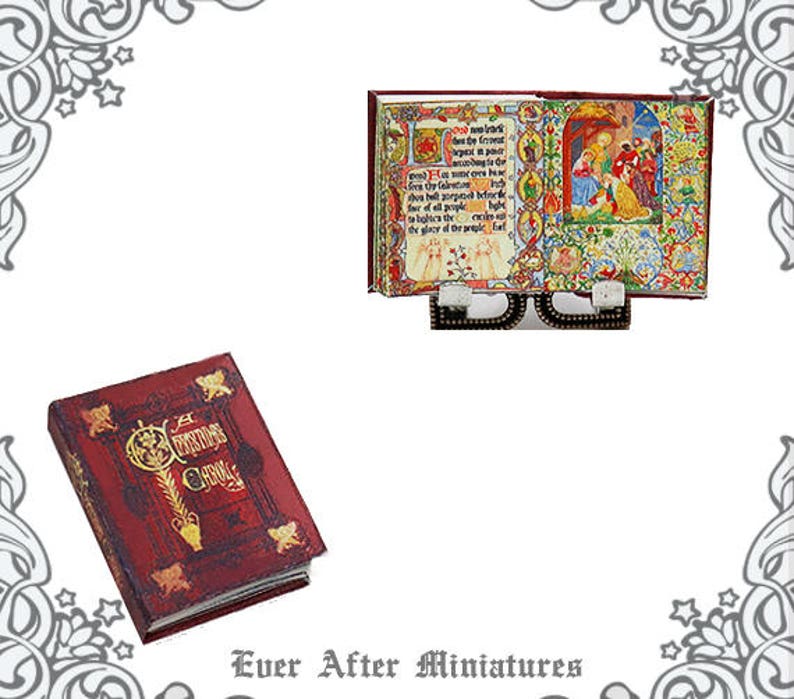 3 Miniature ILLUMINATED MANUSCRIPT Set B Full Set of 1:12 | Etsy