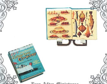 Libro de cocina en miniatura para casa de muñecas de la Sra. Beeton: libro de cocina victoriano de bricolaje a escala 1:12 Libro de cocina en miniatura para casa de muñecas Libro de cocina Libro de cocina imprimible DESCARGAR