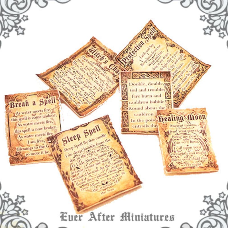 Scrolls Printable - Etsy UK