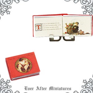 T’was the Night Before Christmas Dollhouse Miniature Book – 1:12 ORIGINAL T’was the Night Before Christmas Miniature Book Printable DOWNLOAD