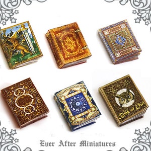 Manuscript Antique Dollhouse Miniature Book – 12th Scale OPENABLE ...