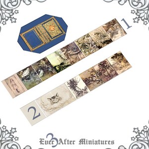 Alice in Wonderland Miniature Book for Dollhouse 1:12 DELUXE Alice in ...