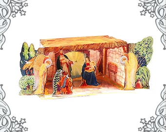 Miniature Nativity - Etsy