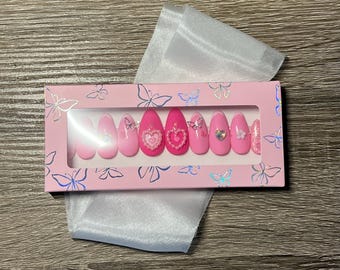 Księżniczka Różowe Zaczarowane Paznokcie