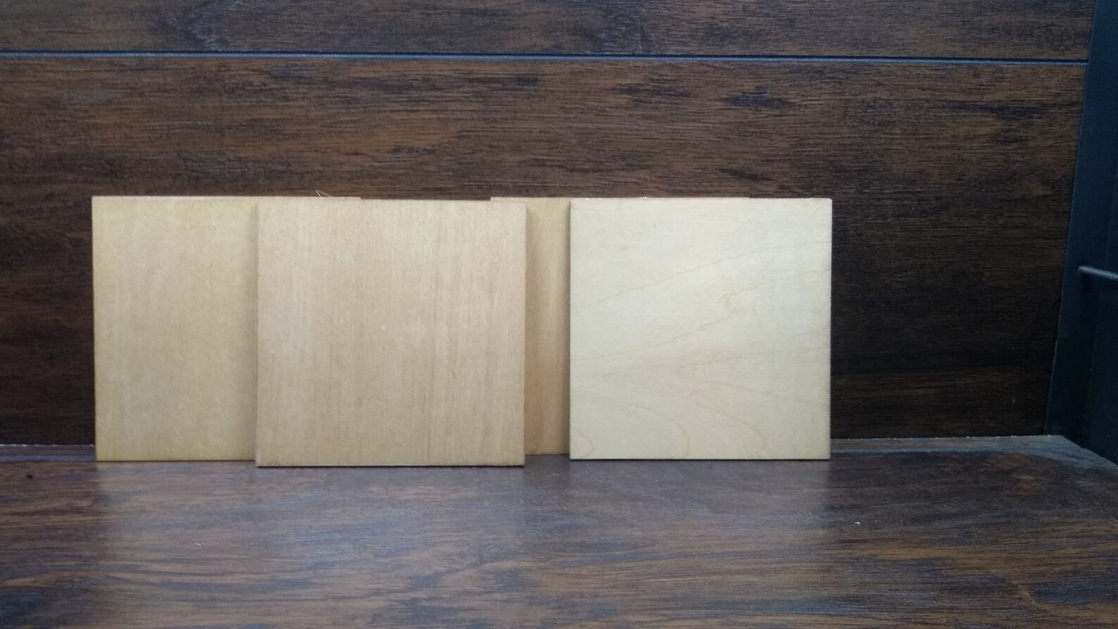 Set of 4Sublimation real wood blanks coaster sublimation Etsy