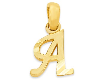 Gold Initial Charm Etsy