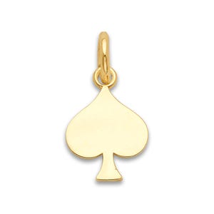10k oder 14k Gold Spaten Anhänger - Good Luck Schmuck Geschenke für Sie