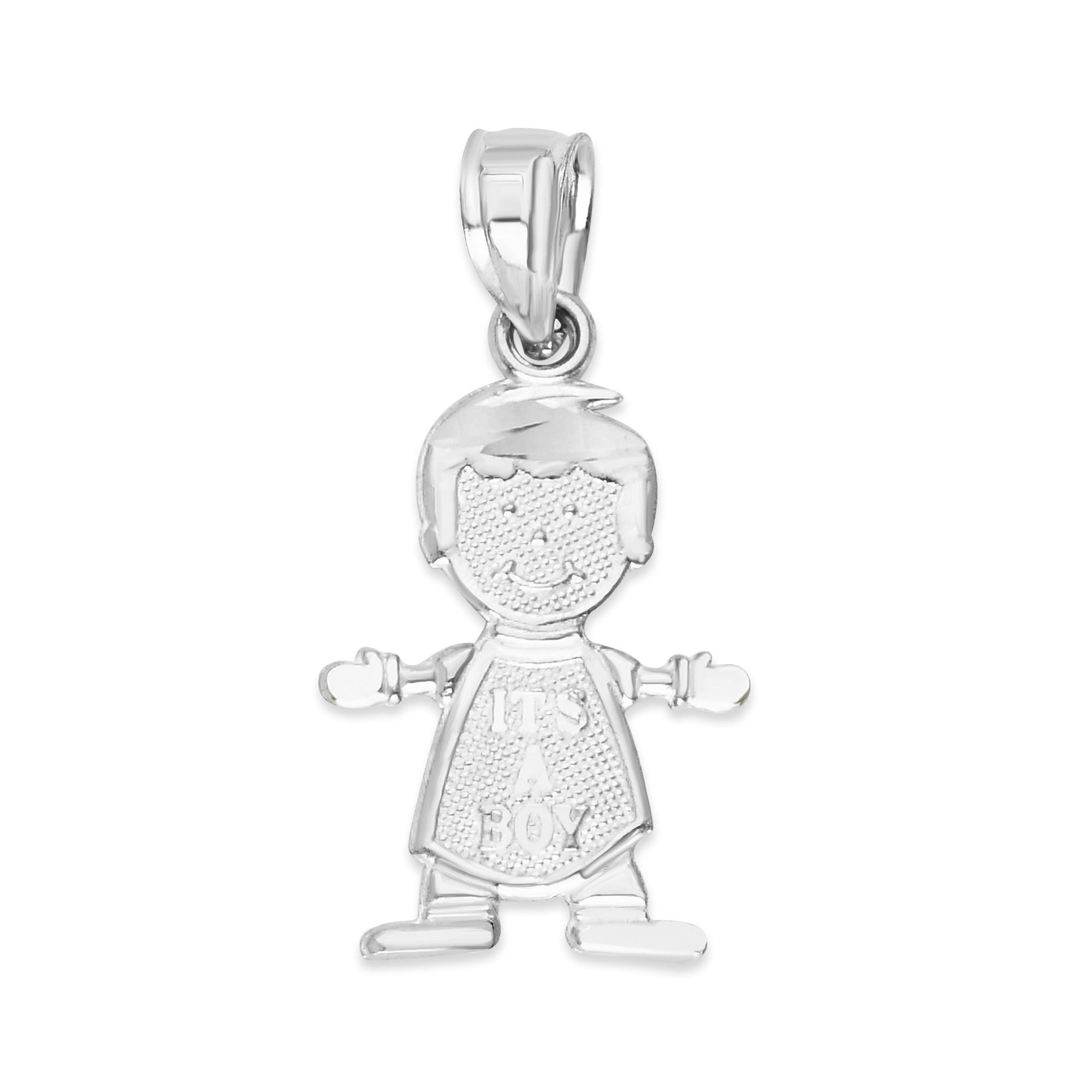 925 Sterling Silver it's a boy Pendant - Baby Shower Jewelry Gifts