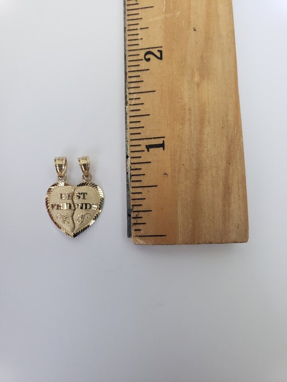 10K or Jaune maman Coeur Charme Pendentif fabricants Standard prix de détail $78