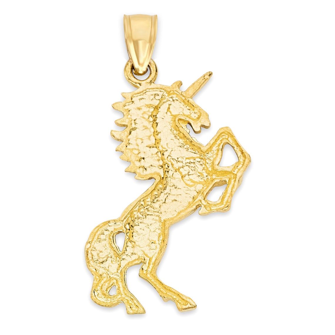 14k Gold Unicorn Necklace Unicorn Jewelry Gifts Unicorn Etsy
