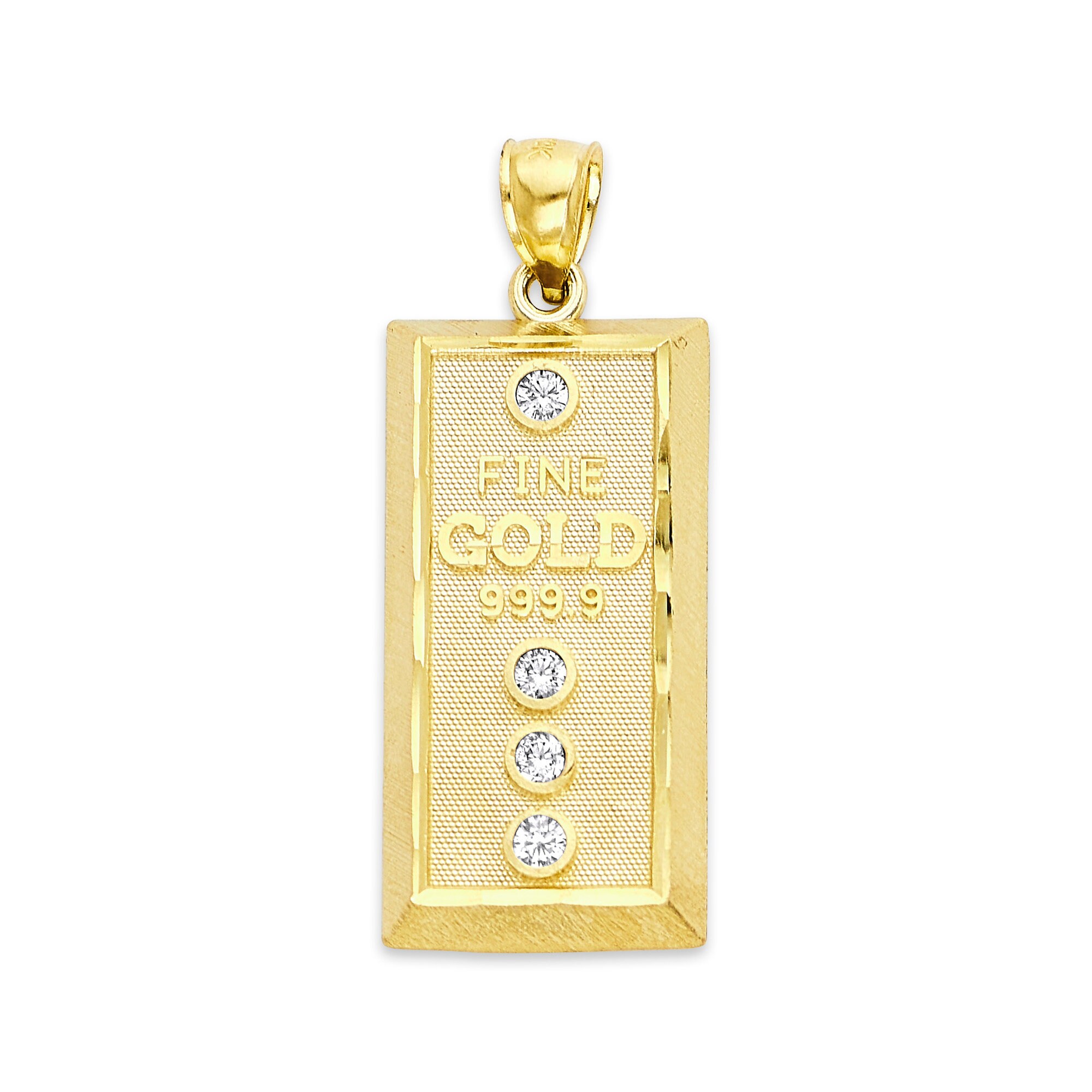 10k gold bar necklace online
