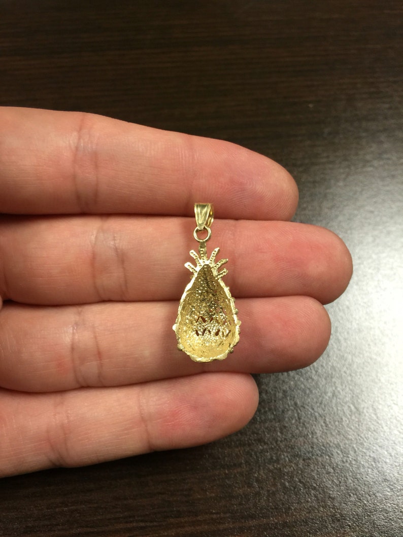 14k Rose Gold Pineapple Necklace