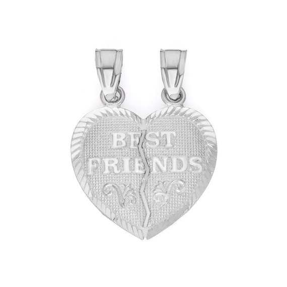 Sterling silver bff necklace deals