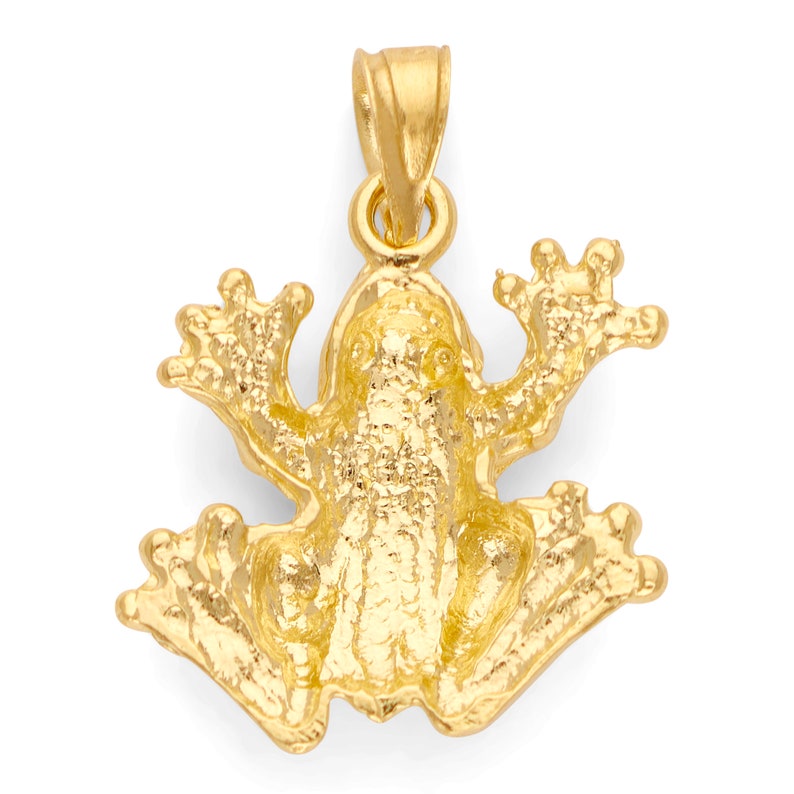 14k Gold Frog Necklace Frog Jewelry Animal Necklace for Etsy UK