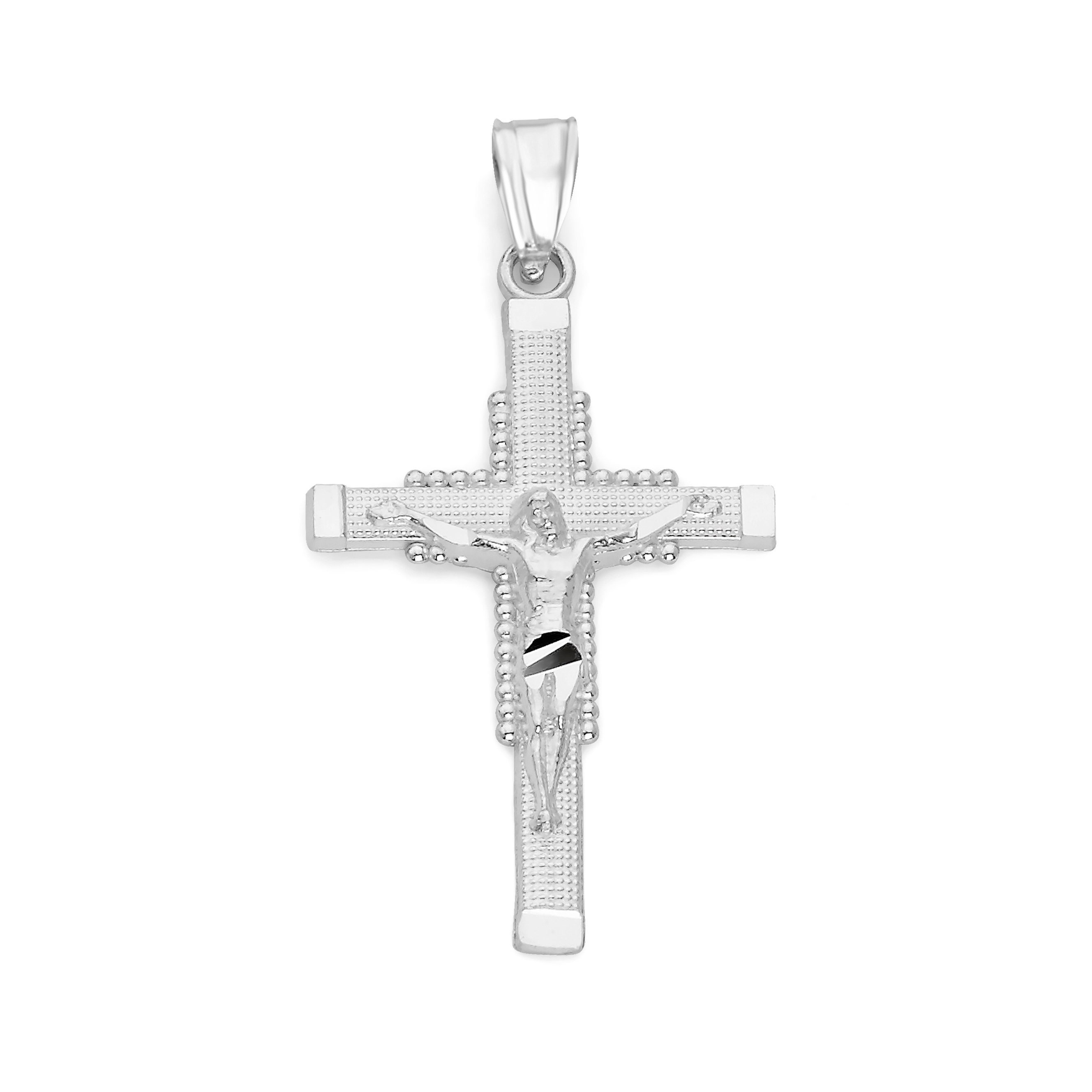 Sterling Silver Crucifix Pendant 