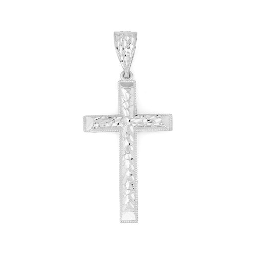 Men's 925 Sterling Silver Crucifix Cross Pendant - Etsy