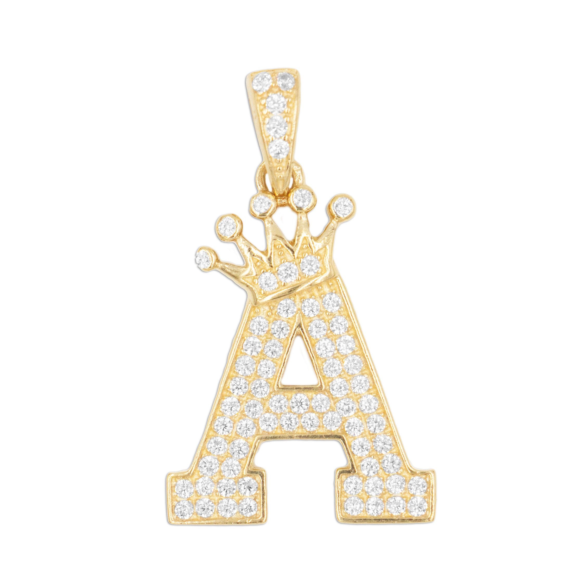 10k gold on sale letter pendant