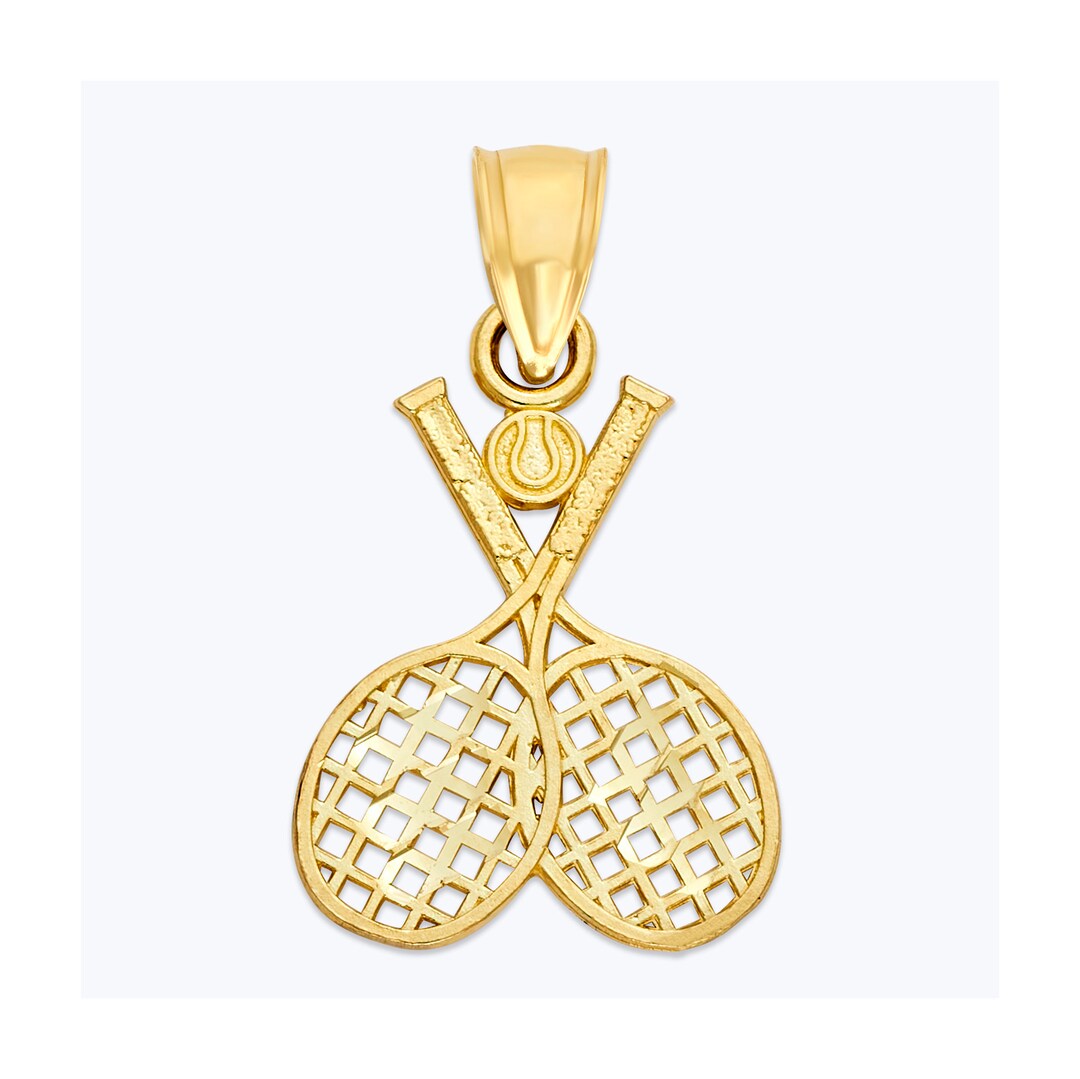 10k Yellow Gold Tennis Necklace With Option to Add Gold Chain Etsy