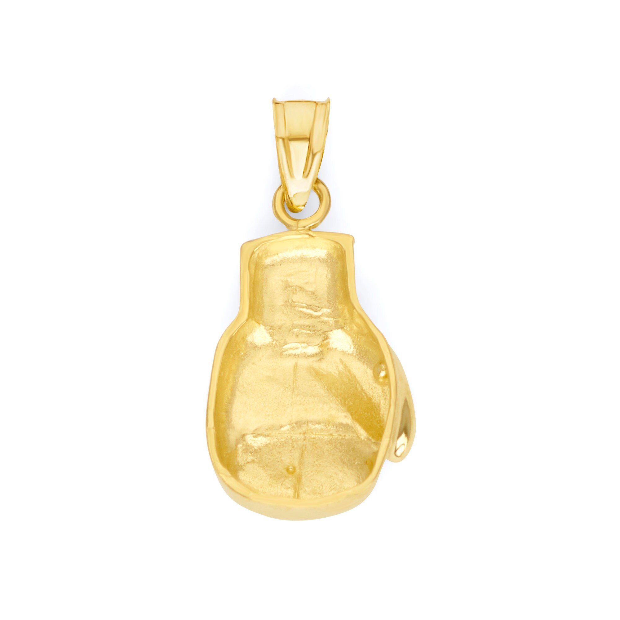 Real 10k Gold Boxing Glove Necklace Golden Glove Pendant