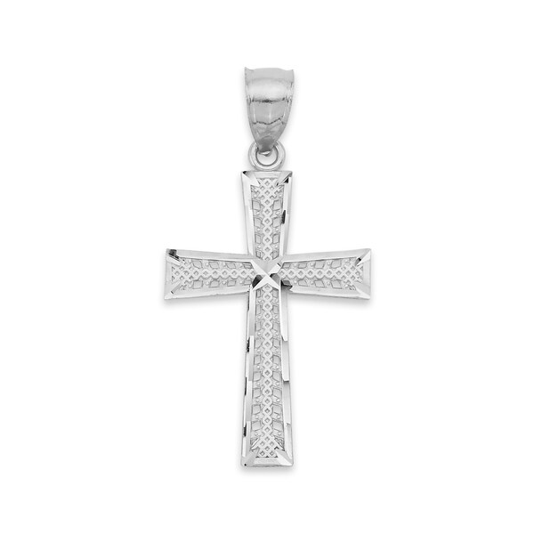 925 Sterling Silver Cross Pendant - Intricate Cross - Religious Jewelry - Faith-Inspired Necklace - Christian Gift for Special Occasions