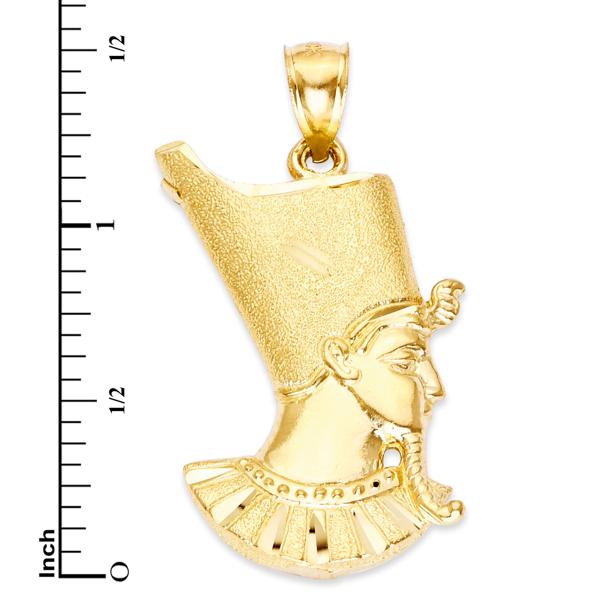 14k Gold King Tut Pendant Pharaoh Jewelry Ancient Egyptian Gifts