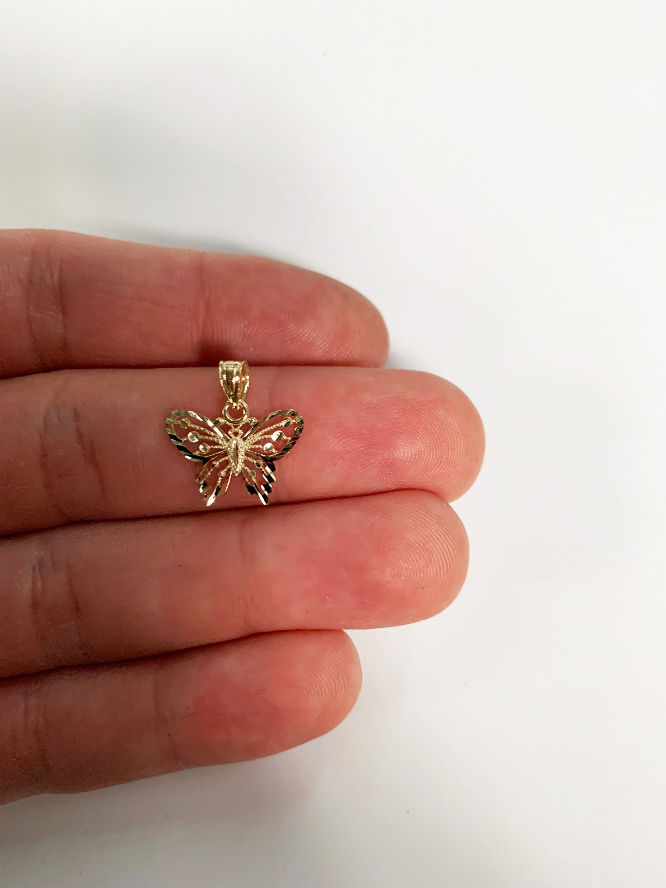 Real gold butterfly pendant Clearance
